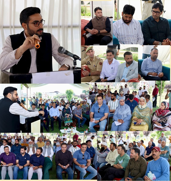 'DDC Anantnag assures time bound resolution of genuine public grievances'